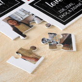 Beste vader ooit foto collage Vaderdag gift Legpuzzel (Zijkant)