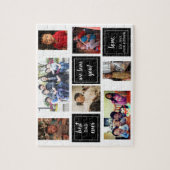 Beste vader ooit foto collage Vaderdag gift Legpuzzel (Verticaal)