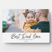 Beste vader ooit foto fotoplaat (voorkant)