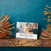 Beste vader ooit foto fotoplaat (Zijkant)