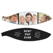 Beste vader ooit Foto gepersonaliseerd zwart Basketbal (Panelen)