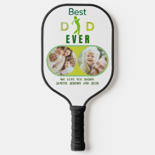 Beste vader ooit foto Modern Cool Fathers Day Pickleball Paddle