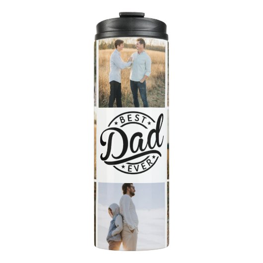 "Beste vader ooit" Foto Tumbler Thermosbeker (Voorkant)
