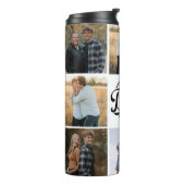 "Beste vader ooit" Foto Tumbler Thermosbeker (Gedraaid links)