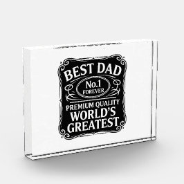 Beste vader ooit fotoblokken