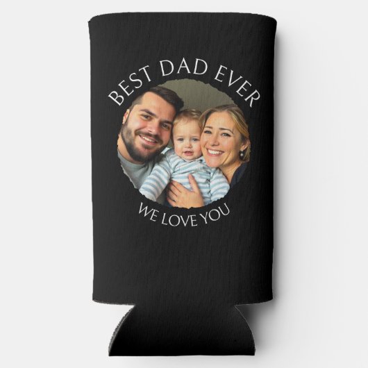 Beste vader ooit | Fotosjabloon gepersonaliseerd (Achterkant)