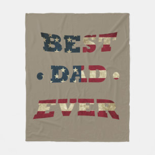 Beste vader ooit gelukkige vaders dag cadeau fleece deken