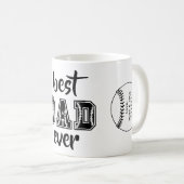 Beste vader ooit gepersonaliseerd koffiemok (Voorkant rechts)