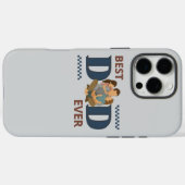 Beste vader ooit gepersonaliseerde foto Vaders Day Case-Mate iPhone Case (Achterkant (horizontaal))