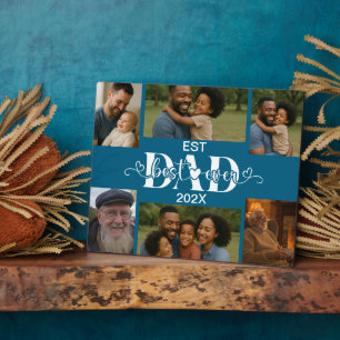 Beste Vader Ooit – Gepersonaliseerde Fotocollage Fotoplaat