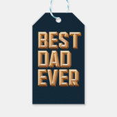 Beste vader ooit / Gift Label Cadeaulabel (Voorkant)