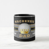 Beste vader ooit GOLFBAL Mok (Midden)