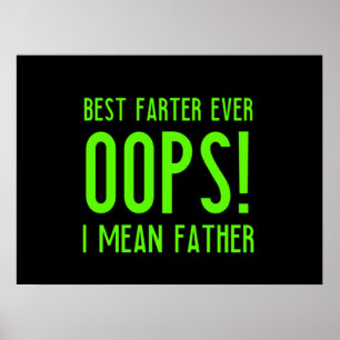 Beste vader ooit grappig cadeau voor vaders poster