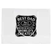 Beste vader ooit groot cadeauzakje (Achterkant)