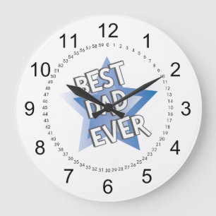 Beste vader ooit grote klok