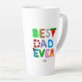 Beste vader ooit grote latte Mok (Rechterhoek)