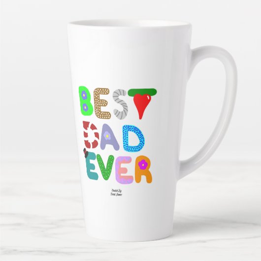 Beste vader ooit grote latte Mok (Rechts)