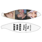 Beste vader ooit Happy Vaderdag 3 Foto Collage Basketbal (Panelen)