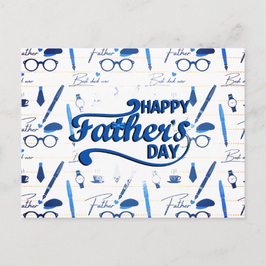 Beste vader ooit, Happy Vaderdag Feestdagenkaart (Voorkant)