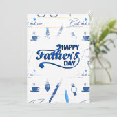 Beste vader ooit, Happy Vaderdag Kaart (Staand voorkant)