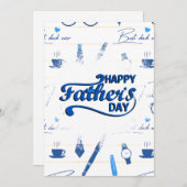 Beste vader ooit, Happy Vaderdag Kaart (Voorkant / Achterkant)