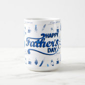Beste vader ooit, Happy Vaderdag Koffiemok (Center)