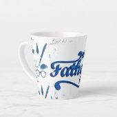 Beste vader ooit, Happy Vaderdag Latte Mok (Linkerhoek)