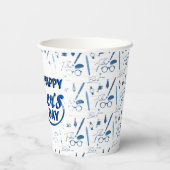 Beste vader ooit, Happy Vaderdag Papieren Bekers (Achterkant)