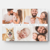 Beste vader ooit hart aangepaste foto collage fotoplaat (voorkant)