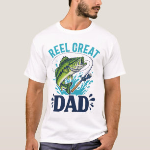 Beste Vader Ooit Haspel Geweldige Vader Vissen T-shirt