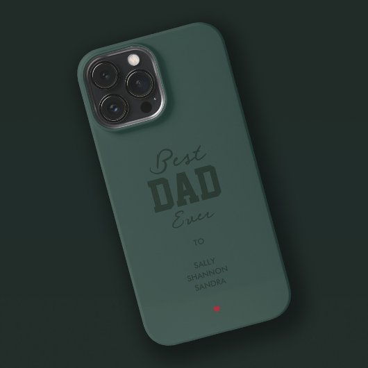 Beste vader ooit Hunter Green iPhone Hoesje