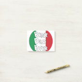 Beste vader ooit Italië vlag Post-it® Notes (Op bureau)
