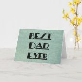 Beste vader ooit kaart (Gele Bloem)