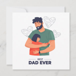 Beste Vader Ooit Kaart - Vaderdag Kaart