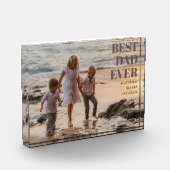 Beste vader ooit Kinder namen Modern Father Custom Fotoblokken (Links)