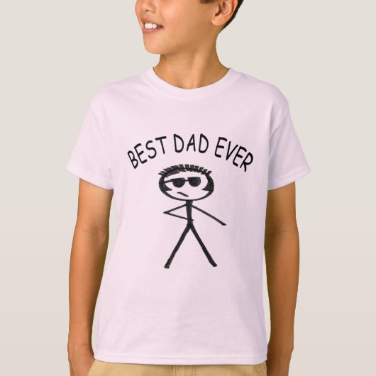 Beste vader ooit Kinderen Basic T-Shirt (Voorkant)