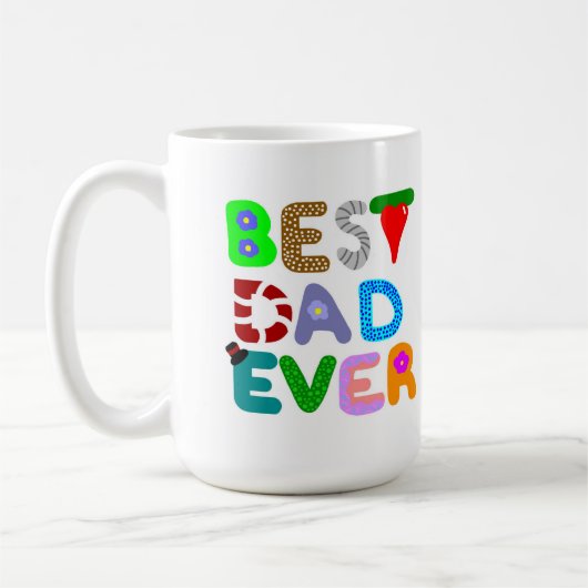 Beste vader ooit klassieke koffie Mok (Links)