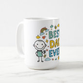 Beste vader ooit koffiemok (Voorkant links)