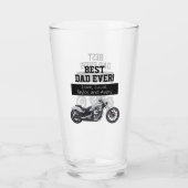Beste vader ooit-kool Motorfiets vader Bike Glas (Achterkant)