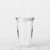 Beste vader ooit | Kute | Gecontroleerd patroon Acryl Drinkbeker (Links)