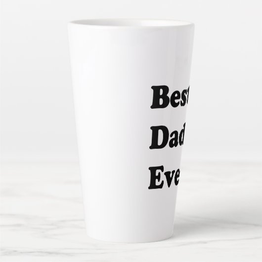 beste vader ooit latte mok (Voorkant)