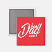 Beste vader ooit magneet (Voorkant / Achterkant)