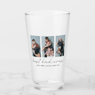 Beste vader ooit, meerdere foto's glas