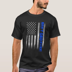 Beste vader ooit met Amerikaanse vlag voor vader s T-shirt