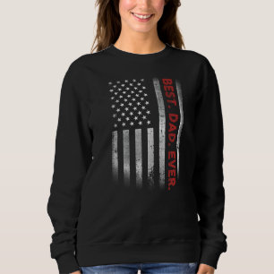 Beste vader ooit met Amerikaanse vlag voor vaders  Trui