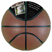 Beste vader ooit met liefdesfoto Collage Vaderdag Basketbal (Rechts)