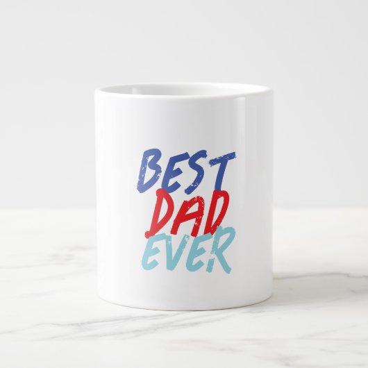 Beste vader ooit Minimalist Cool Professional Extra Grote Beker (Voorkant)