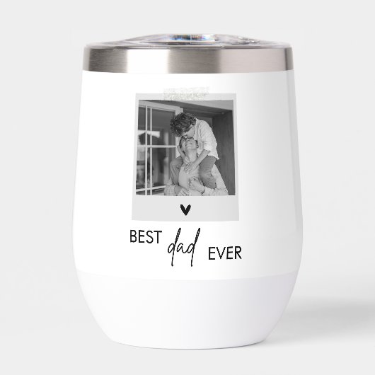 Beste vader ooit minimalistische foto (Voorkant)