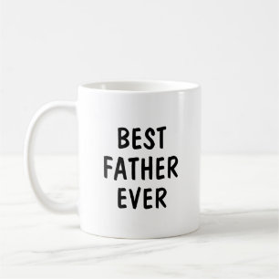 Beste Vader Ooit Minimalistische Typografie Cadeau Koffiemok