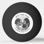 Beste vader ooit Modern Foto Bericht vader Pingpongballen (Voorkant)